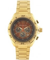 Buy Ballistic Mens Chronograph Brown Gold Watch online