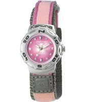 Buy Kahuna Ladies Pink Velcro Strap Watch online