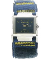 Buy Kahuna Ladies Blue Velcro Cuff Strap And Blue Analogue Dial Watch online