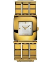 Buy Mango Ladies Gold Cream Watch online