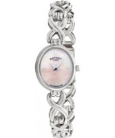 Buy Rotary Ladies Pink Mop Silver Bracelet Watch online