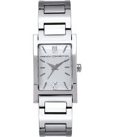 Buy French Connection Ladies Bailey Crystal Silver Steel Watch online