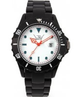 Buy LTD Watch Unisex White Dial Black Bezel Watch online