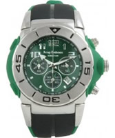 Buy Krug Baumen Kingston Mens Green Chronograph Watch online