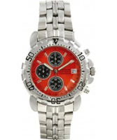 Buy Krug Baumen Sportsmaster Orange Chronograph Watch online