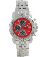 Buy Krug Baumen Sportsmaster Red Sports Chronograph Watch online