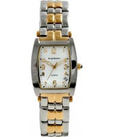 Buy Krug Baumen Mens Tuxedo White Silver Gold Watch online