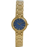 Buy Krug Baumen Ladies Charleston Blue Gold Watch online