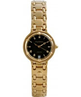 Buy Krug Baumen Ladies Charleston Black Gold Watch online