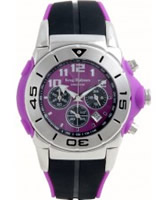 Buy Krug Baumen Kingston Gents Purple And Black Chronograph online