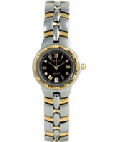 Buy Krug Baumen Regatta 4 Diamond Black Dial Two Tone Strap online