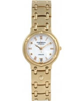 Buy Krug Baumen Charleston 4 Diamond White Dial Gold Strap online