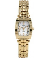 Buy Krug Baumen Tuxedo Gold 4 Diamond White Dial Gold Strap online