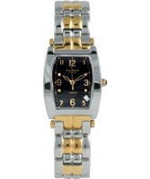 Buy Krug Baumen Tuxedo Two Tone 4 Diamond Black Dial Steel-Two Tone Strap online