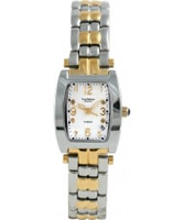 Buy Krug Baumen Tuxedo Two Tone 4 Diamond White Dial Steel-Two Tone Strap online