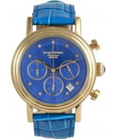 Buy Krug Baumen Enterprise Diamond Blue-Gold Dial online