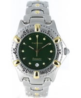 Buy Krug Baumen Gents Oceanmaster Green Dial online