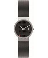 Buy Jacob Jensen Mens Clear All Black Watch online