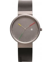 Buy Jacob Jensen Mens Titanium Black Watch online