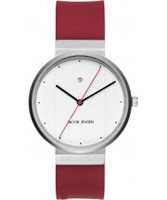 Buy Jacob Jensen Mens Red White Watch online