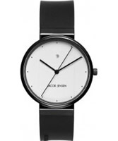 Buy Jacob Jensen Mens Black White Watch online