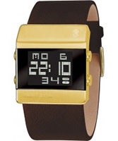 Buy Black Dice Mens Heist Brown Digital Watch online