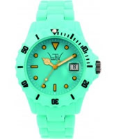 Buy LTD Watch Unisex Plastic 3 Hand Watch With Turquoise Dial And Strap online