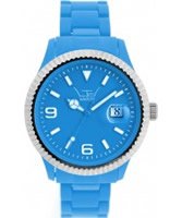 Buy LTD Watch Unisex Blue Dial And Strap With Ss Bezel Watch online