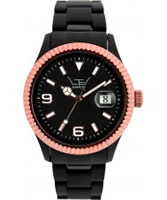 Buy LTD Watch Unisex Black Dial And Strap With Irpg Steel Bezel Watch online