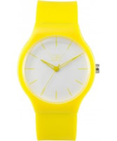 Buy LTD Watch Unisex Limited Edition White Dial Yellow Pu Strap Watch online