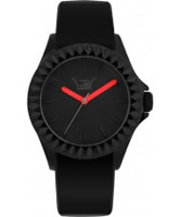 Buy LTD Watch Unisex Limited Edition Black Dial Red Hands Rubber Strap Watch online