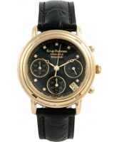 Buy Krug Baumen Ladies Principle Diamond Black Chronograph Watch online