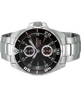 Buy J Springs Mens Urban Active Black Steel Watch online