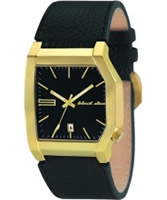 Buy Black Dice Mens EDGE Black Leather Watch online