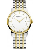 Buy Rodania Swiss Mens Two Tone Elios Watch online