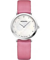 Buy Rodania Swiss Ladies Pink Elios Silk Watch online