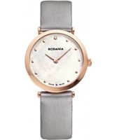 Buy Rodania Swiss Ladies Grey Elios Silk Watch online