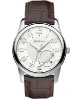 Buy Rodania Swiss Mens Silver and Brown Celso Watch online