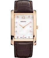 Buy Rodania Swiss Ladies Rose Gold and Brown Altra Watch online