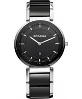 Buy Rodania Swiss Mens Black VV1 Ceramic Watch online