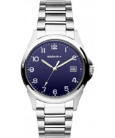 Buy Rodania Mens Blue and Silver Racine Watch online