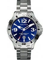 Buy Nautica Mens BFD 101 Blue Silver Watch online