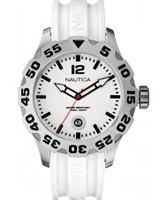 Buy Nautica Mens BFD 100 White Resin Watch online