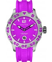 Buy Nautica Mens BFD 100 Pink Resin Watch online