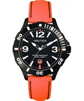 Buy Nautica Mens BFD 100 Orange Watch online