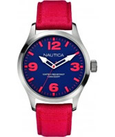 Buy Nautica Mens BFD 102 Red Watch online