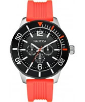 Buy Nautica Mens NSR 11 Orange Watch online