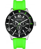 Buy Nautica Mens NSR 11 Green Watch online