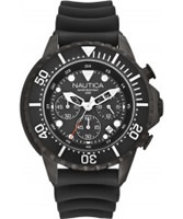 Buy Nautica Mens Black NMX 650 Chronograph Watch online