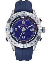 Buy Nautica Mens Navy Blue NST 550 Tide Temp Compass Watch online